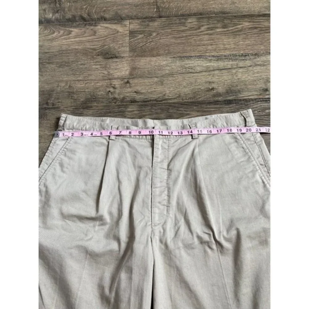 EUC Mens Nike Golf Pleated Front Khaki‎ Shorts Size 40